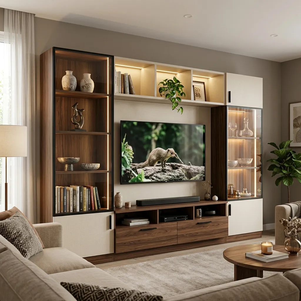 Modern TV cabinet and storage unit
